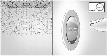 Душова лійка Hansgrohe Select, срібляста, прямокутна, 1-функціональна