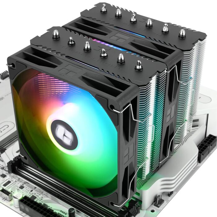 Система водяного охолодження Thermalright Peerless Assassin 120 SE ARGB V2 для CPU, 120 мм, 6 heatpipes, підтримка AMD AM4/AM5 та Intel LGA 1700/1851