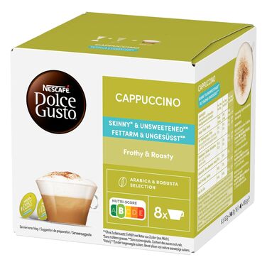 Кавові капсули NESCAFÉ Dolce Gusto Cappuccino, набір 3х16 шт (48 капсул)