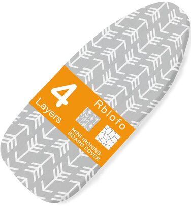 Чохол для прасувальної дошки 30,5 x 81,3 см, 4-шаровий, щільний, теплорефлексний, з еластичними краями