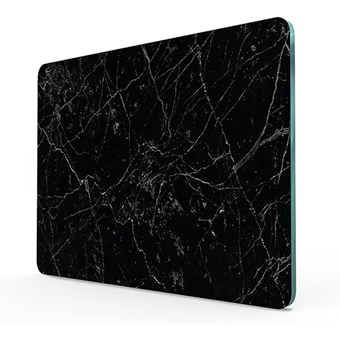 Обрізна дошка Destalya з термостійкого скла | Чорна | Стійка до розбиття | Декоративний піднос для кухні