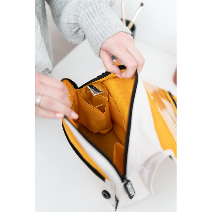 Косметичка Snoopy - жіноча/чоловіча водонепроникна дорожня сумочка для туалетних аксесуарів, бежева