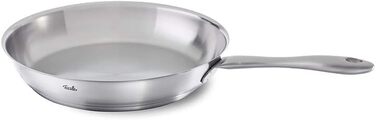 Набір сковорідок Fissler: Catania 24 см (нержавіюча сталь, без покриття) та Cenit 28 см (алюміній, з антипригарним покриттям), для індукції