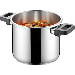 Каструля скороварка Tescoma ULTIMA 7,5 л з індукційним дном, срібна