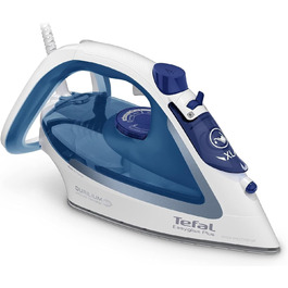 Tefal FV5751 Durilium Plus Steam Iron, 220g Steam Shot, 2700W, Test Winner 2019 best sole | Durilium AirGlide sole with three steam zones, self-cleaning function, anti-scale system