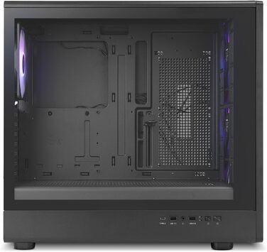 Корпус ПК NOX Xtreme Products HUMMER AERO BK – білий Midi-Tower з сітчастою передньою та верхньою панелями, скло, 3 x 140 мм вентилятори, підтримка 10 вентиляторів, USB-C/USB 3.0