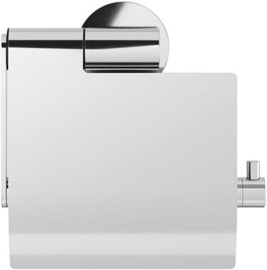 Tiger Boston Stainless Steel Toilet Paper Holder - Wall Mounted, Brushed Finish, Single Roll
