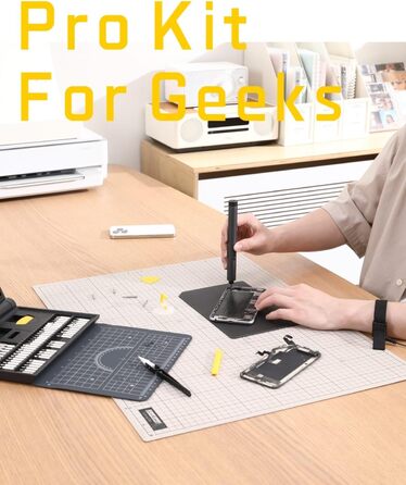 Набір прецизійних викруток Fanttik E1 NEX Workstation з 64 бітами, 12 фіксувальними інструментами, 2 моменти, до 3 Нм. Інструмент для ремонту телефонів, ноутбуків, камер, годинників
