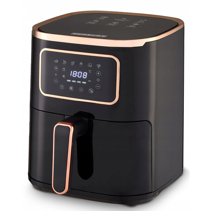 Аерофритюрниця Heinrich's HFR 8216, чорна, 1450 Вт, 5 л