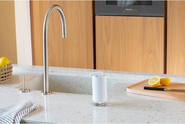Brabantia Набір дозаторів для мила та рідини для миття посуду, 2 шт., сірий Mineral Infinite, 2 x 200 мл