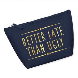 Косметичка RaketeBerlin 'Better late than ugly', 100% бавовна, розмір M, металевий замок, різні кольори