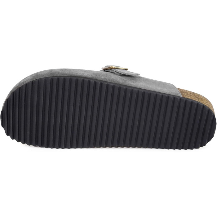 Зручні шльопанці Intini для дому та саду: чоловічі та жіночі, шкіряне устілка, моделі 36-48, сірий колір