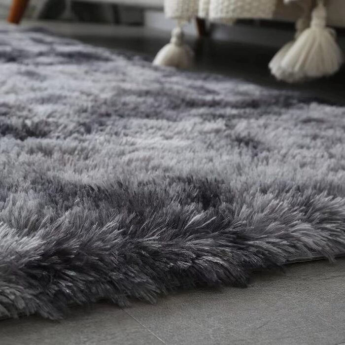 OYIMUA High-Pile Rug 120×160 cm Beige, Modern Fluffy Rug Living Room, Children's Room, Decoration, Bedroom, Hallway, Runner, Outdoor Rug, Faux Fur Rug, Shaggy, Solid Color, Bed Runner Beige 120 x 160 cm