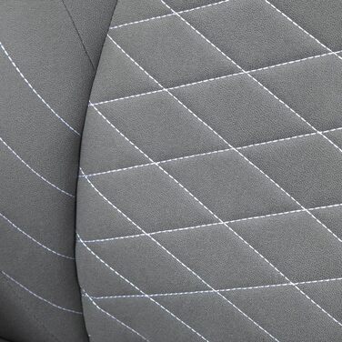 Офісний стіл Vinsetto: ергономічне крісло з регульованими підлокітниками та функцією гойдання, м'яке сидіння з мікрофібри, сірий колір