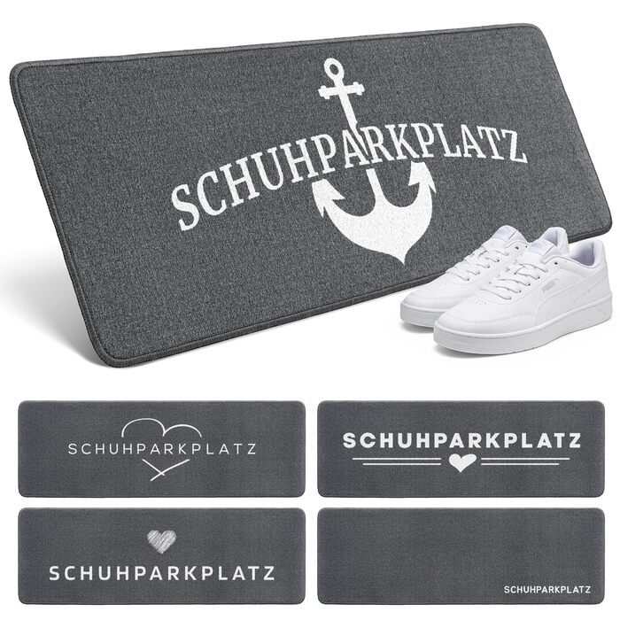 Килимок для дому 40x60 см, стійкий до прання - ідеальний розмір для вхідних дверей. Килимок для прихоплювання бруду, килимок з написом 