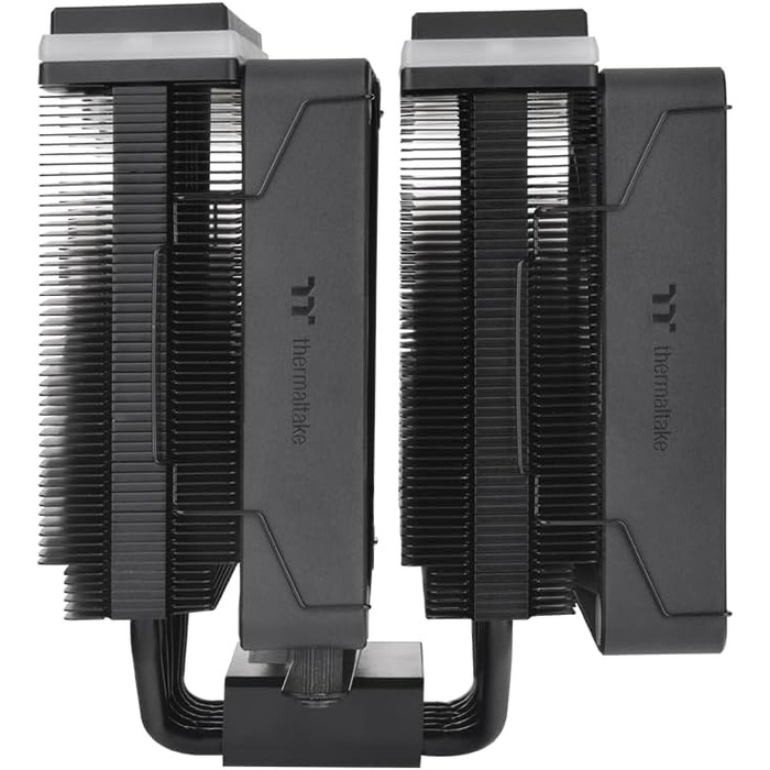 Thermaltake ASTRIA 600 ARGB - Потужний кулер CPU з двома баштами, 2x120mm PWM вентилятори, 6 теплових трубок Direct Contact, 265W TDP, тихий (26,8 dBA), 5V ARGB Sync, підтримка Intel LGA1851/1700, AMD AM5/AM4