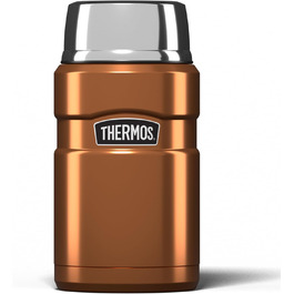 Термос з нержавіючої сталі, 710 мл, малинового кольору (мідний)