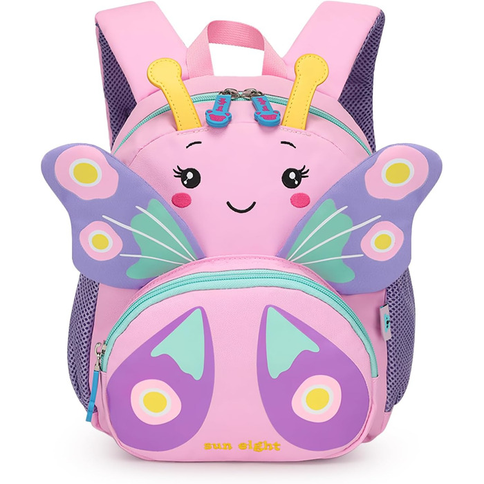 Дитячий рюкзак PROTAURI для школи, садочка та подорожей: рюкзак з малюнком тварин для дітей 3-5 років