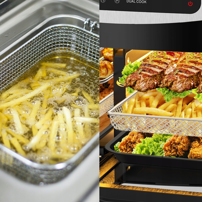 Аерофритюрниця Iceagle KDFO-5511DT 2600 Вт, 12 л