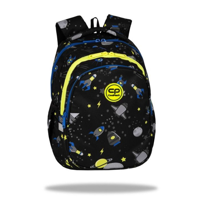 Багатовідсінковий шкільний рюкзак CoolPack, чорний, 21 л