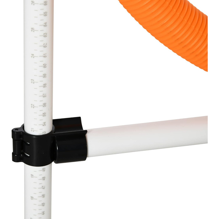 Набір для аджиліті для собак PawHut 3-TLG. Білий+Жовтий, для тренувань