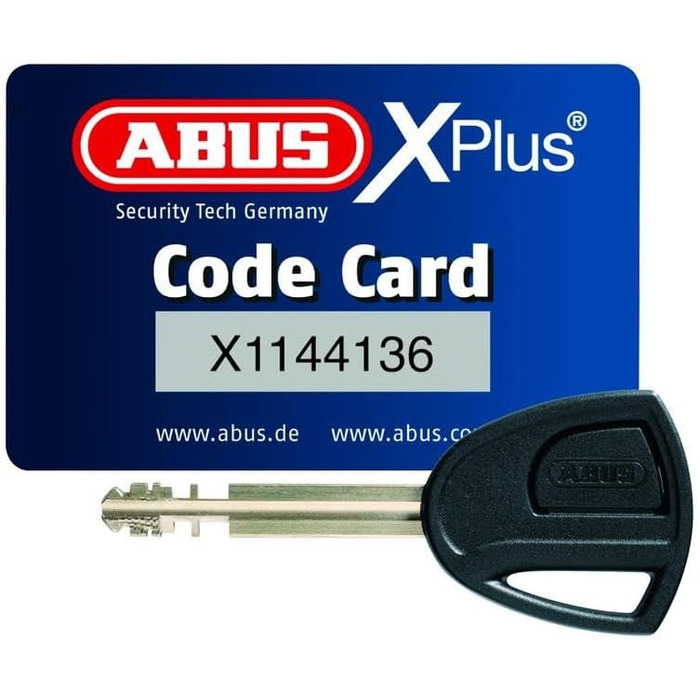 Мотозамок ABUS GRANIT Power XS 67 з XPlus-циліндром, подвійне блокування, жовтий, з нагадувальним кабелем