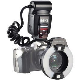Кольцевий світловий прилад Meike MK-14EXT iTTL TTL LED для камер Nikon DSLR з гарячим башмаком