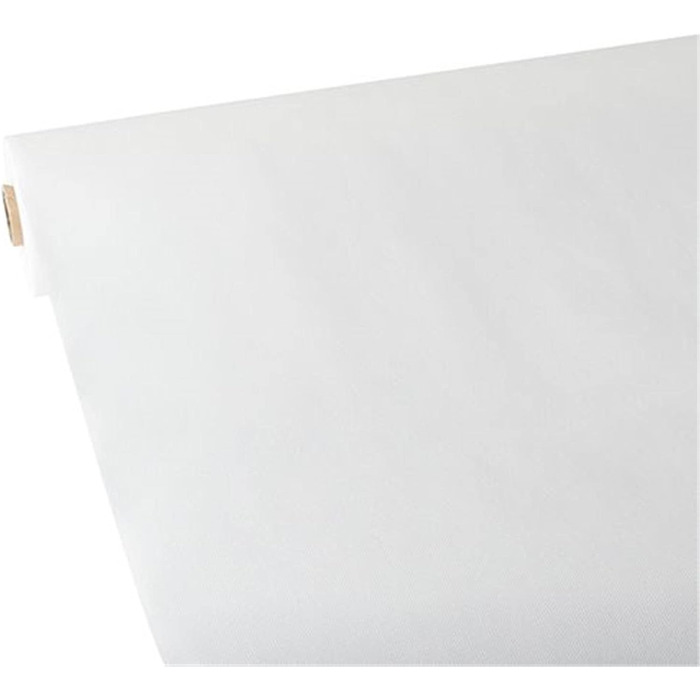 Papstar Tablecloth / Table Runner Roll White 