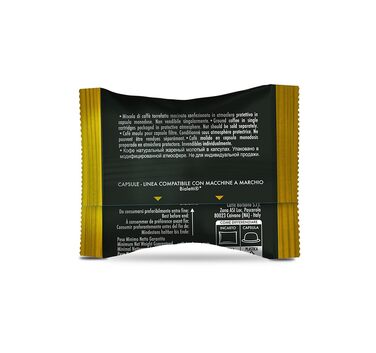Кава в капсулах Caffè Borbone Gold (Золота суміш), сумісні з кавомашинами Bialetti, 100 шт