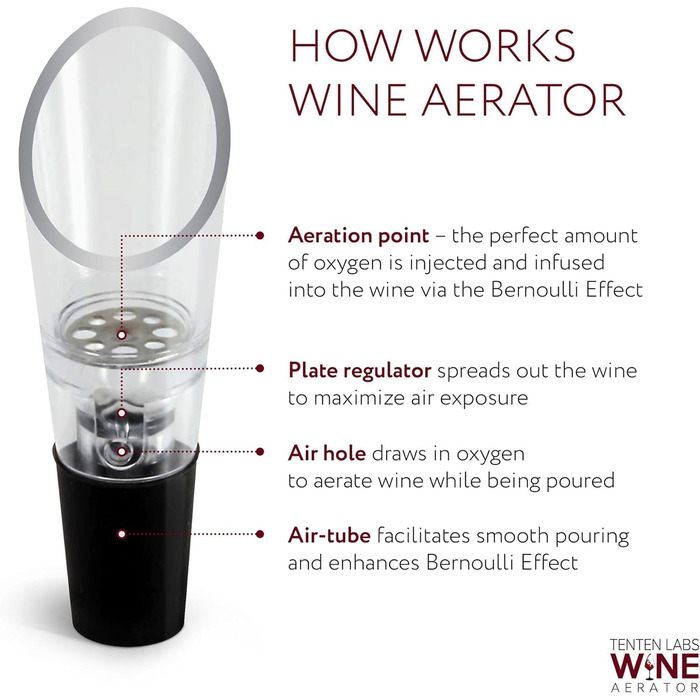 Sommelier knife, wine opener, professional corkscrew made of stainless steel, bottle opener with foil cutter, wine aerator pourer and vacuum stopper, wine accessories. (Sommelier knife)
