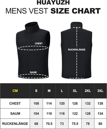 Чоловіча куртка Weste Outdoor з софтшелла, водонепроникна та вітронепроникна, з флісовою підкладкою, для хайкінгу та активного відпочинку (S, Чорний)