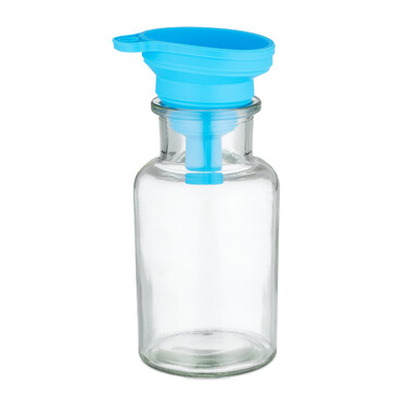 Relaxdays Set of 8 Spice Jars with Cork Lids