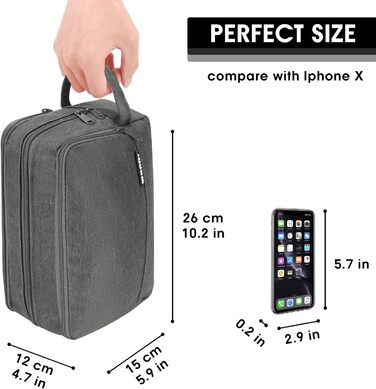 Чоловічий туалетний аксесуар Wandf для подорожей (Denim Pure Grey)