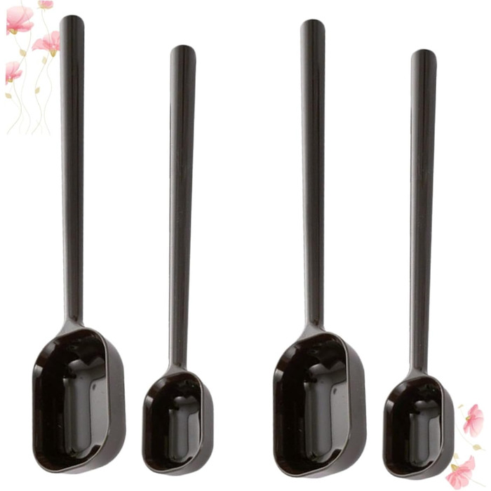 12-Piece Candle Spoon Shovel Storage Container for Dog Food, Coffee Measuring Cup, Salt Spoon, Milk Powder Spoon, Long Handle, Teaspoon, Packet Measuring Spoon, Baby