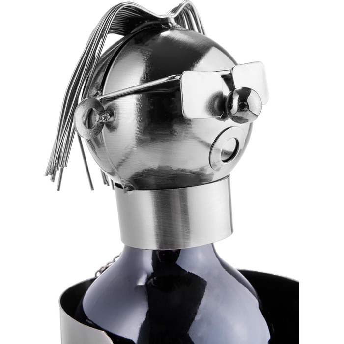 BRUBAKER Bottle Holder Rockstar Guitar Metal Sculpture Gift with Gift Card