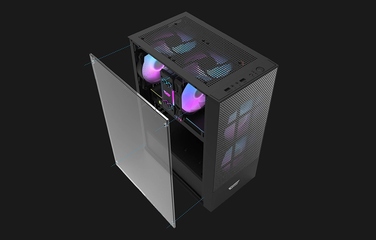 Корпус для комп'ютера Darkflash A290 Midi Tower ATX, чорний, з вікном