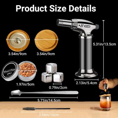 Набір для копчення віскі RoseFlower Nostalgie: для віскі, бурбону, стейку, риби та сиру. Копчення для дому, саду, грилю. Подарунок на День батька