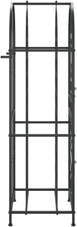 vidaXL Wine Rack 35 Bottles Metal Bottle Shelf Bottle Stand Wine Cabinet (45 x 36 x 120 cm)