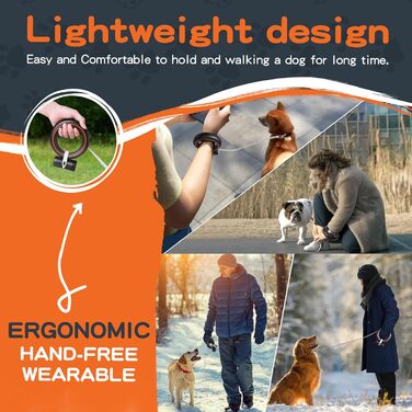 Висувна поводок для собак, ручне кріплення, 360°, без спутанню, 3 м, з тримачем для відходів, для середніх та маленьких собак (чорний/зелений, чорний/помаранчевий)