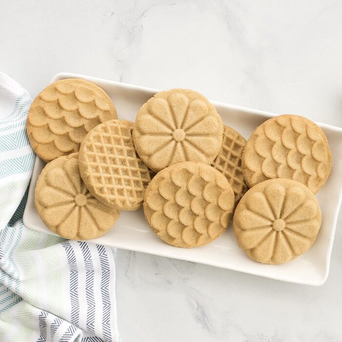 Nordic Ware Cookie Stamps with Wooden Handle 