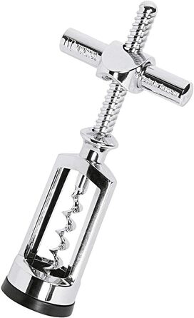Westmark Bell Pull Corkscrew with Cork Remover, Monopol Edition, Steel/Zinc Die-Cast, Chianti, Chrome-plated, 6255336C
