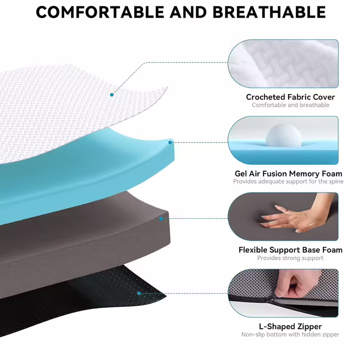 Autsel Folding Mattress 140x200x10cm 3-Piece Folding Mattress Camping Mattress Guest Bed Floor Mattress Guest Mattress Field Bed Folding Bed (90x190x15cm)