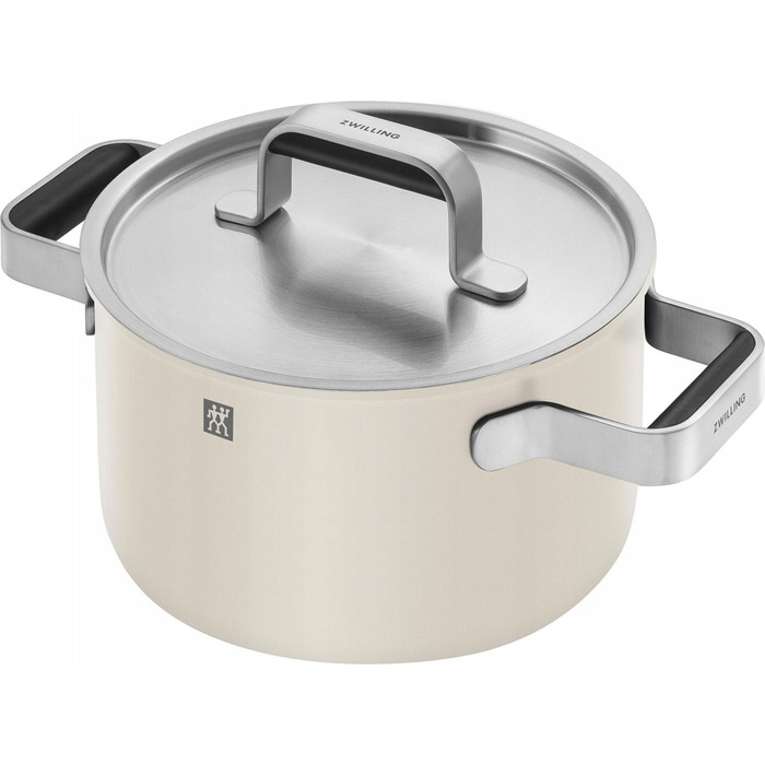 Набір керамічних каструль ZWILLING PURE Stay-Cool, колір слонова кістка (ECRU)