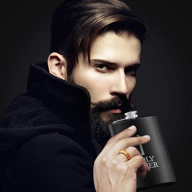 Набір фляг з нержавіючої сталі Wieat 8oz, гравіювання, подарункова коробка, для наречених/почетних гостей, фляга для чоловіків та жінок (з 1x воронкою, 2x стаканами)