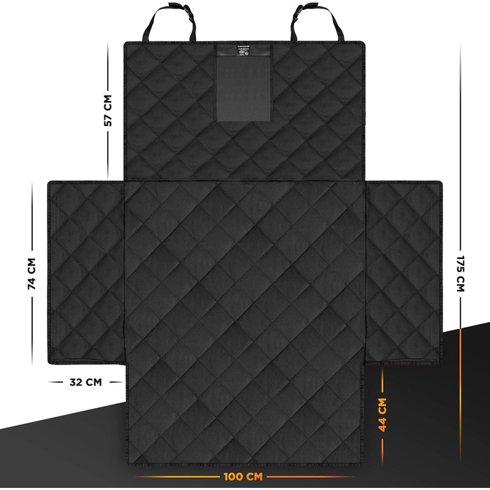 Захист для багажника Dunlop: килимок від ковзання та води для собак - зручна установка, захист краю багажника, килимок для собак, підстилка для собак, захист багажника