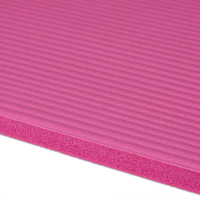 Relaxdays Yoga Mat, 1 cm thick, solid color