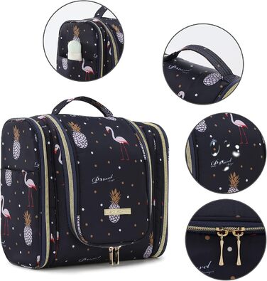 Чоловіча/Жіноча косметичка Lychii для подорожей, водонепроникна, навісна, органайзер, Navy Blue