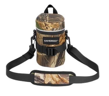 Чохол для об'єктива камери, нейлон, оливковий (8.5 x 10.5 см)