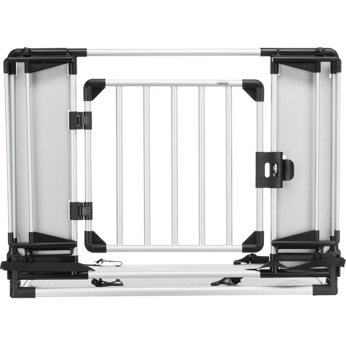 Універсальна сітка для багажника TRIXIE для собак - перетворює багажник на транспортну коробку - кути та бокові частини регулюються - легко складається для використання багажника - 94–114 × 69 × 53 см - 13201