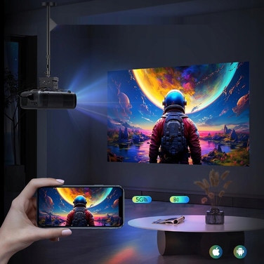 Домашній кінопроектор NEXIGO PJ40: Full HD 1920 x 1080, Wi-Fi, Bluetooth, USB, HDMI